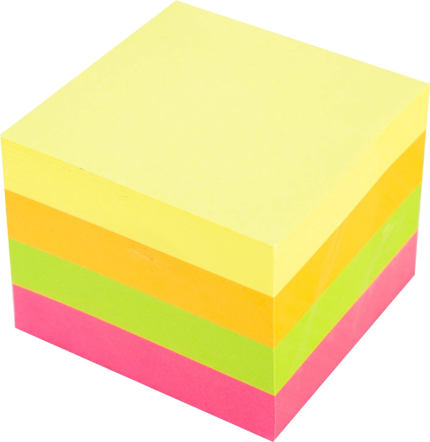 DELI POSTIT 51X51 400FL NEON MIX A03303 1/6