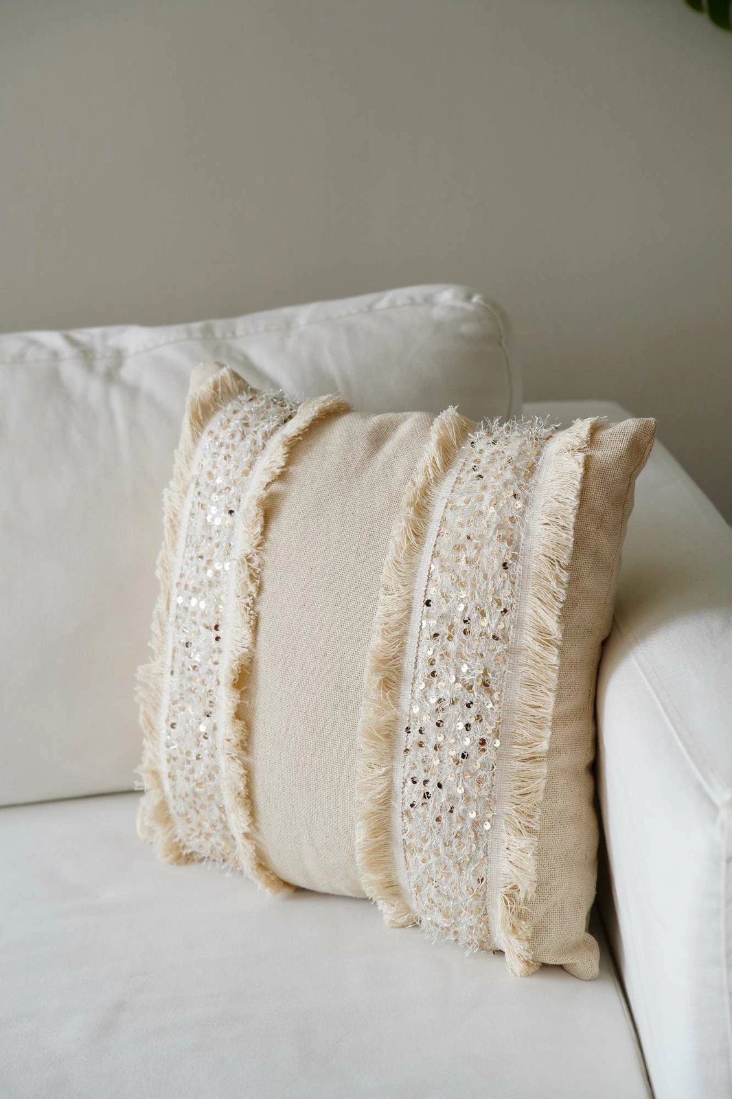 Jastëkëmbulesë bezhë Evila Originals, KET001, 43x43cm