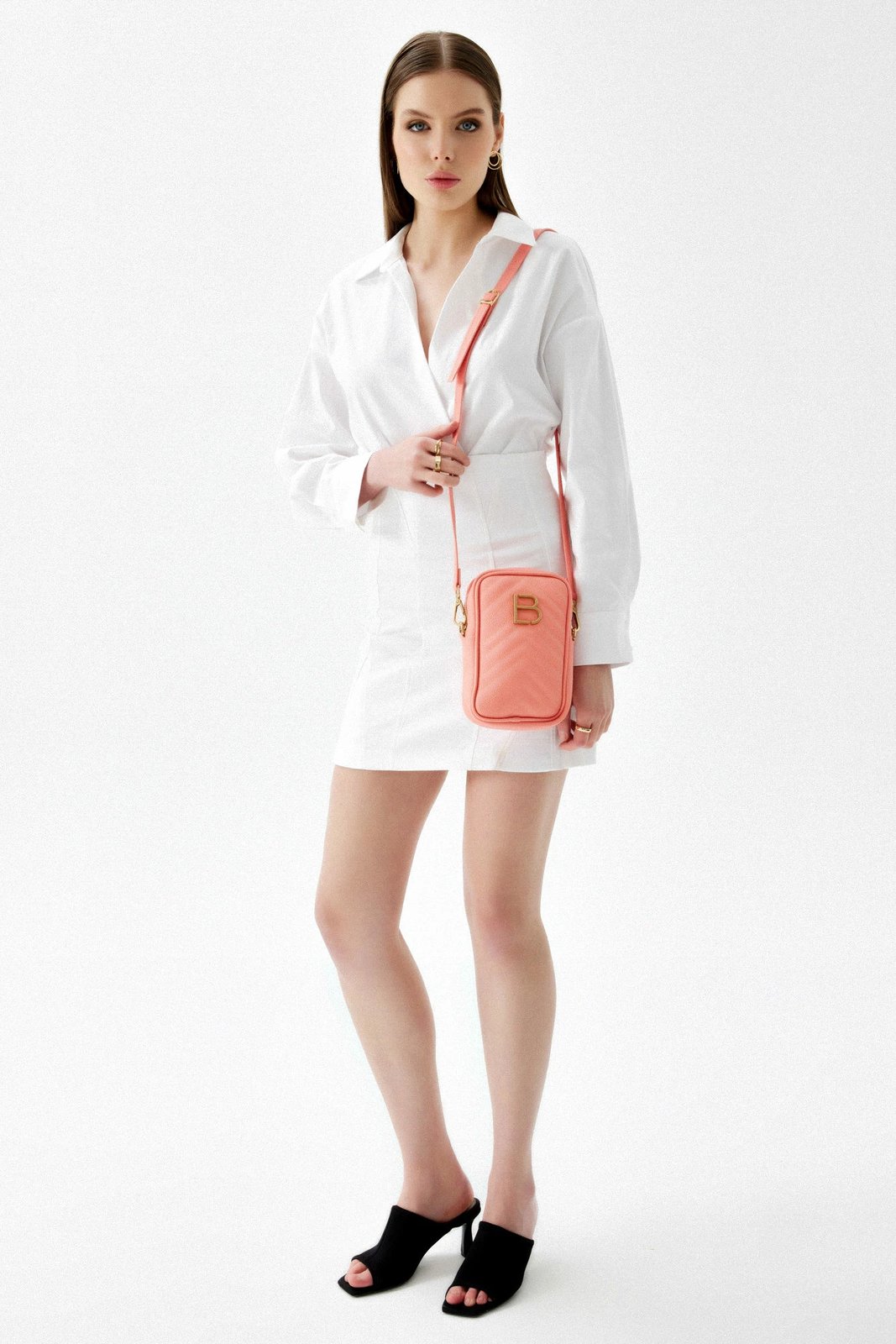 Çantë crossbody portokalli Lucky Bees, 368