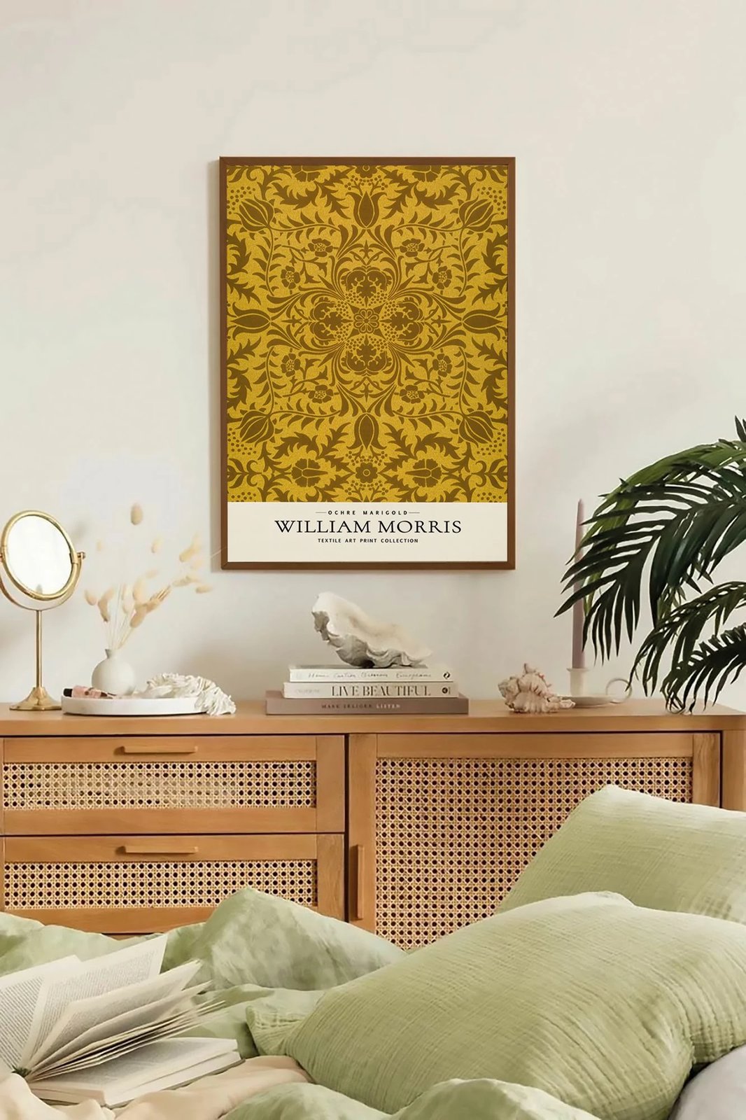 Pikturë dekorative me kornizë Wallity, Lmnmdlkahve36, shumëngjyrëshe, 33x48cm