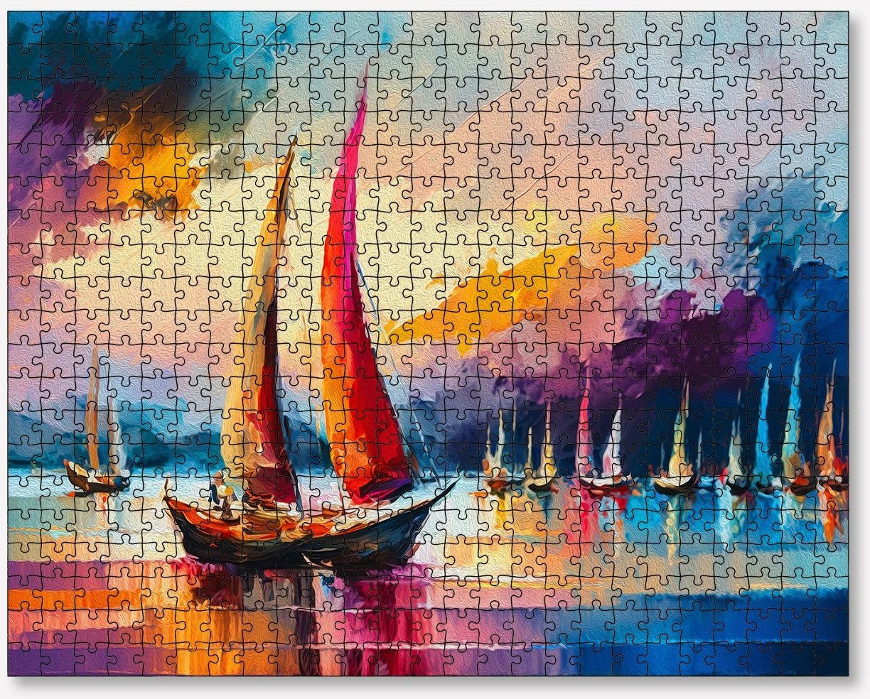 Puzzle me 1000 pjesë, Evila Originals, shumëngjyrësh, PZL_0113_1000