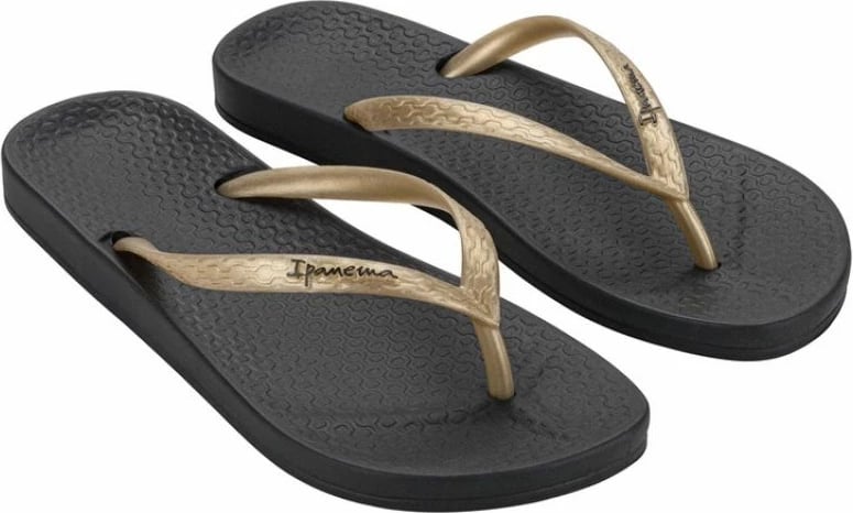 Flip-flopa për femra Ipanema, të zeza dhe të arta