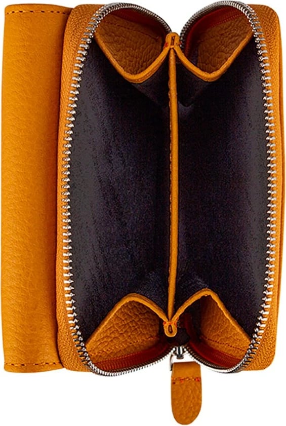 Portofol për gra, ngjyrë mustard, Zoozie Bags, Moon