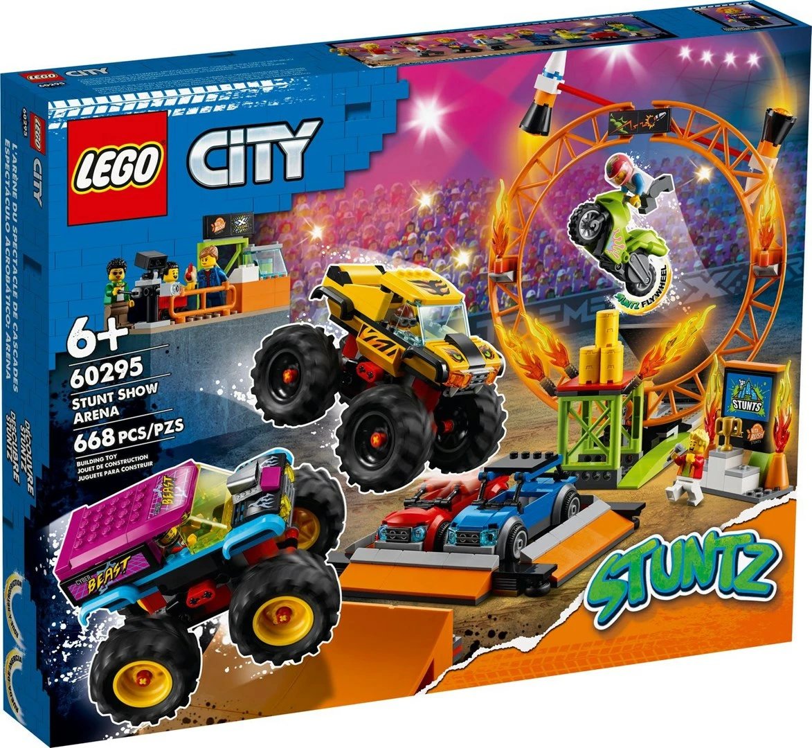 Lodër për fëmijë LEGO City 60295, Stunt Show Arena