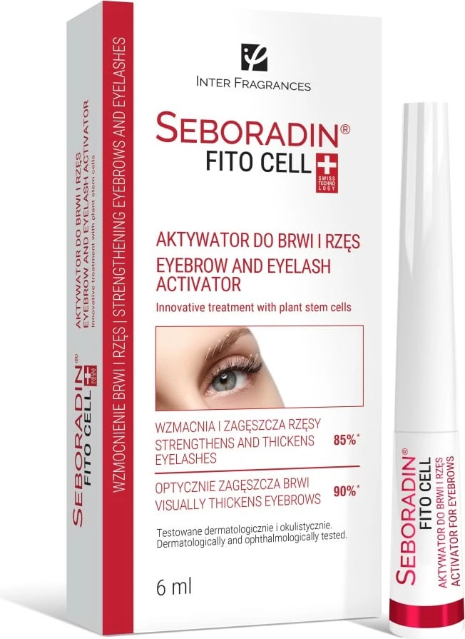 Serum për vetulla dhe qerpikë SEBORADIN Fito Cell për femra, 6ml