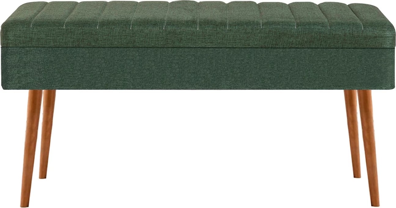 Set tavolinë me karrige të zgjatshme, Hanah Home, Vina 1070 - 3 - Atlantic, jeshile (4 pjesë)