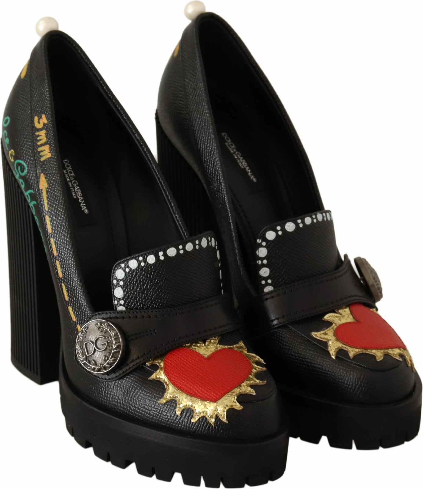 Këpucë me taka për femra Dolce & Gabbana, të zeza