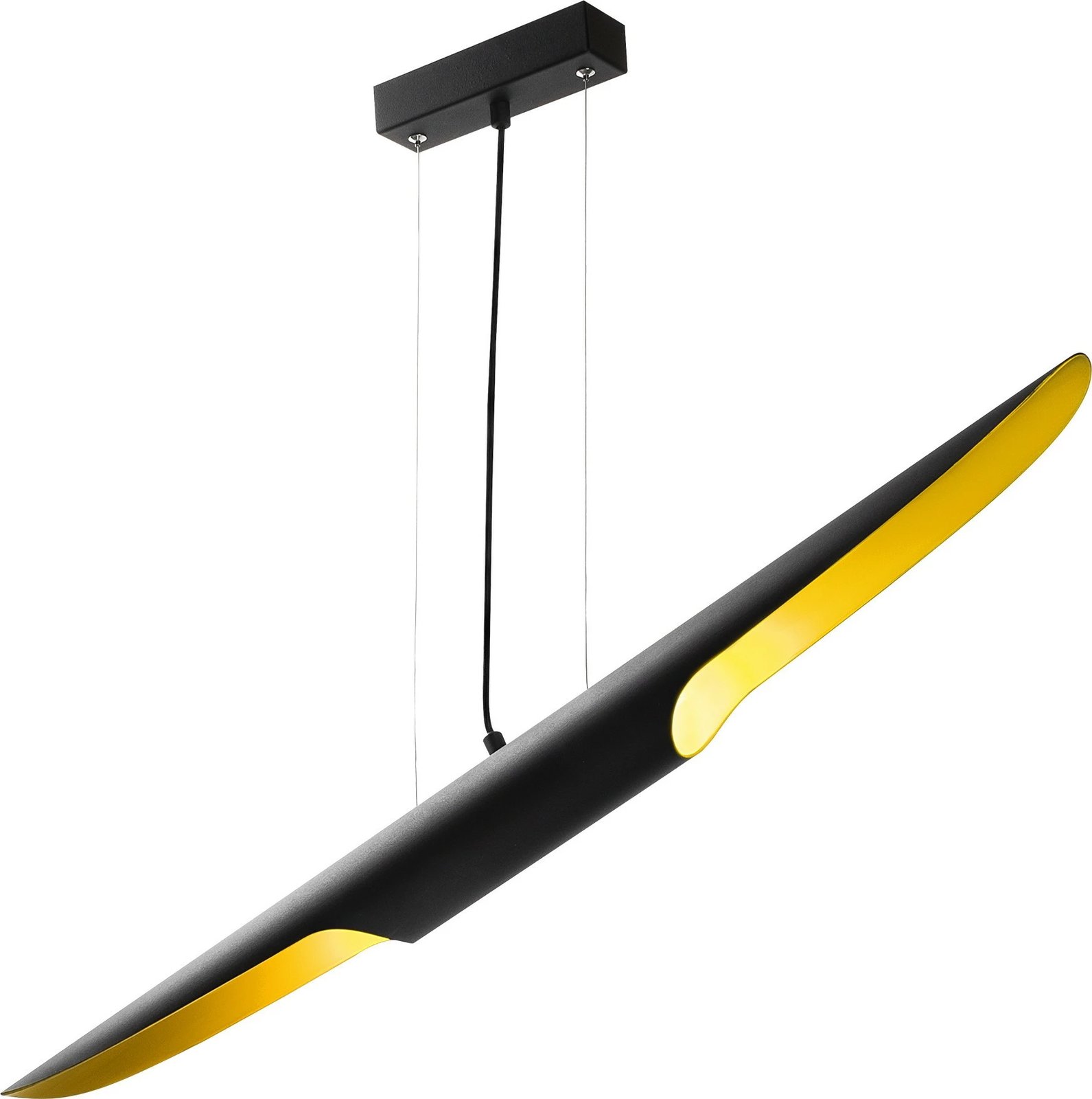 Llambë tavani Opviq, Efsun - 581-S, ngjyrë e zezë, lartësi e rregullueshme