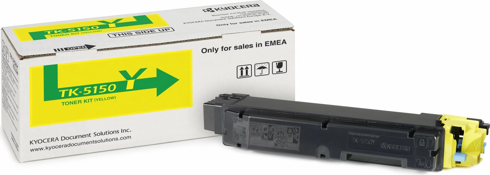 Toner Kyocera TK-5150Y, deri 10,000 faqe, verdhë