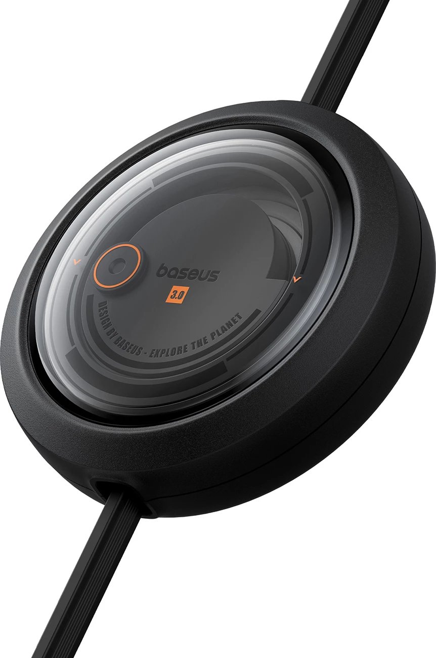 Kabllo tërheqëse Baseus Free2Draw CB000084, 1.1m, USB-C/Lightning/micro USB, 100W, e zezë Kabllo tërheqëse Baseus Free2Draw CB000084, 1.1m, USB-C/Lightning/micro USB, 100W, e zezë