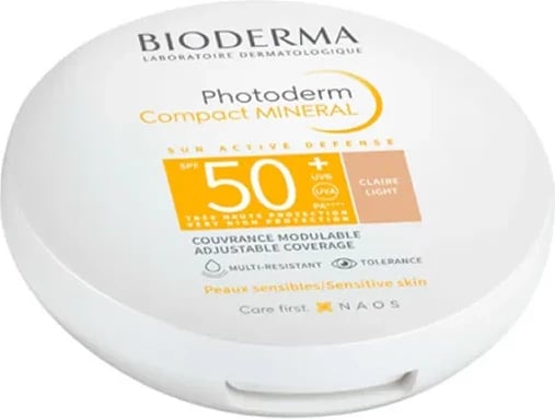 Pudër kompakte me SPF Bioderma Photoderm Max Compact Teinte Claire, 10g unisex