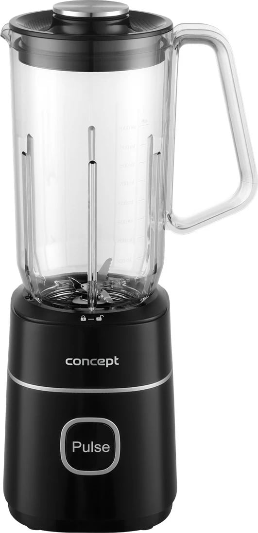 Blender, Concept SM3490, 700 W, Tritan 1 L + 570 ml + 400 ml, mulli për erëza, e zezë