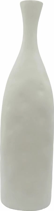 Vazo FRASCO, polirezine e bardhë, 12.5x8x45cm