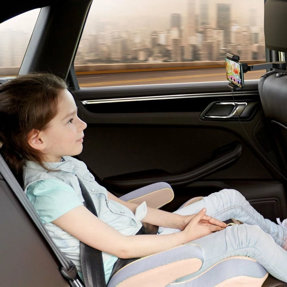 Mbajtës telefoni për makinë Baseus WXHZ-01 me karikues wireless 15W, i zi