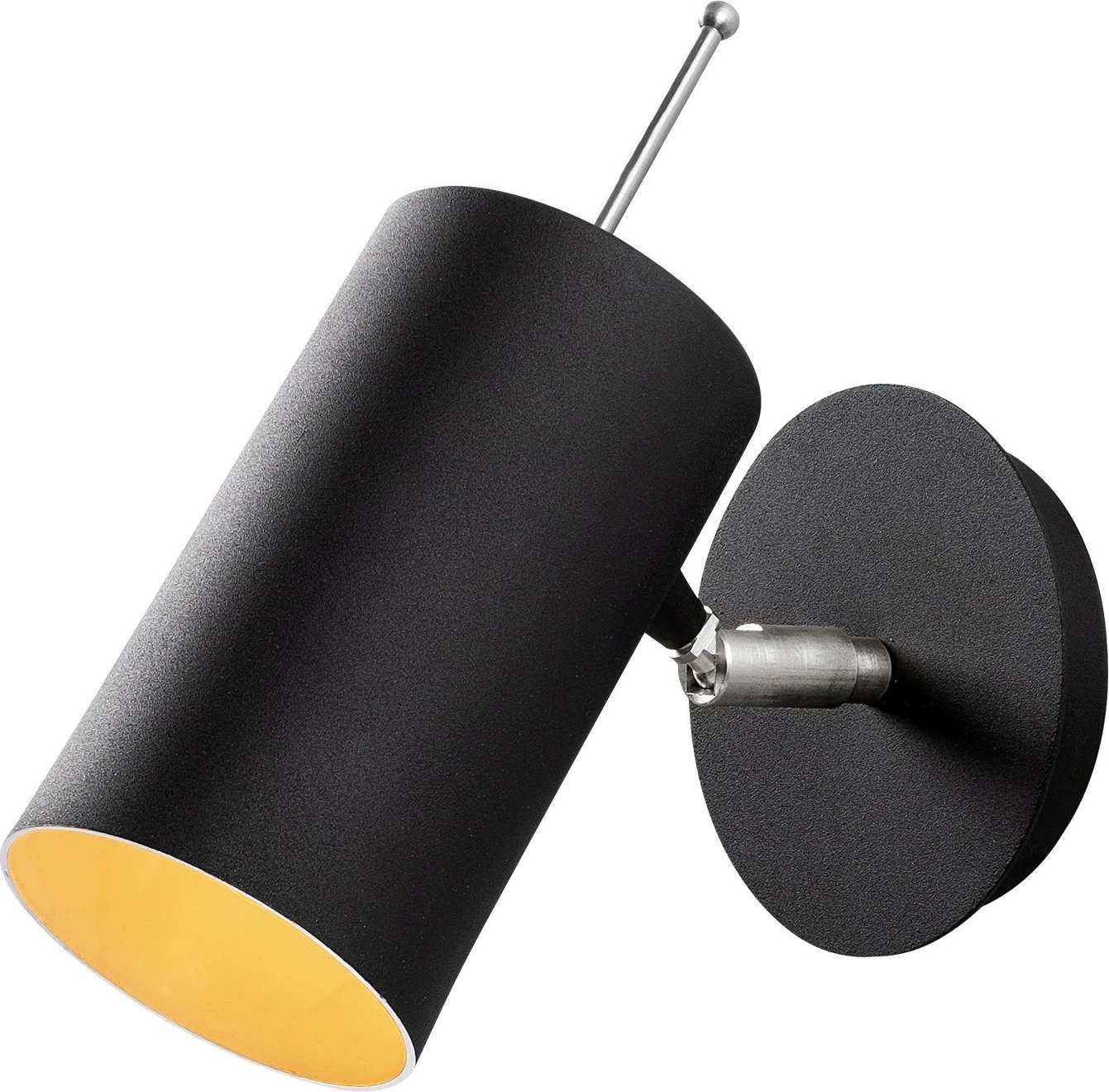 Llambë muri Opviq, Kem - 6381, ngjyrë e zezë/nikel Llambë muri Opviq, Kem - 6381, ngjyrë e zezë/nikel