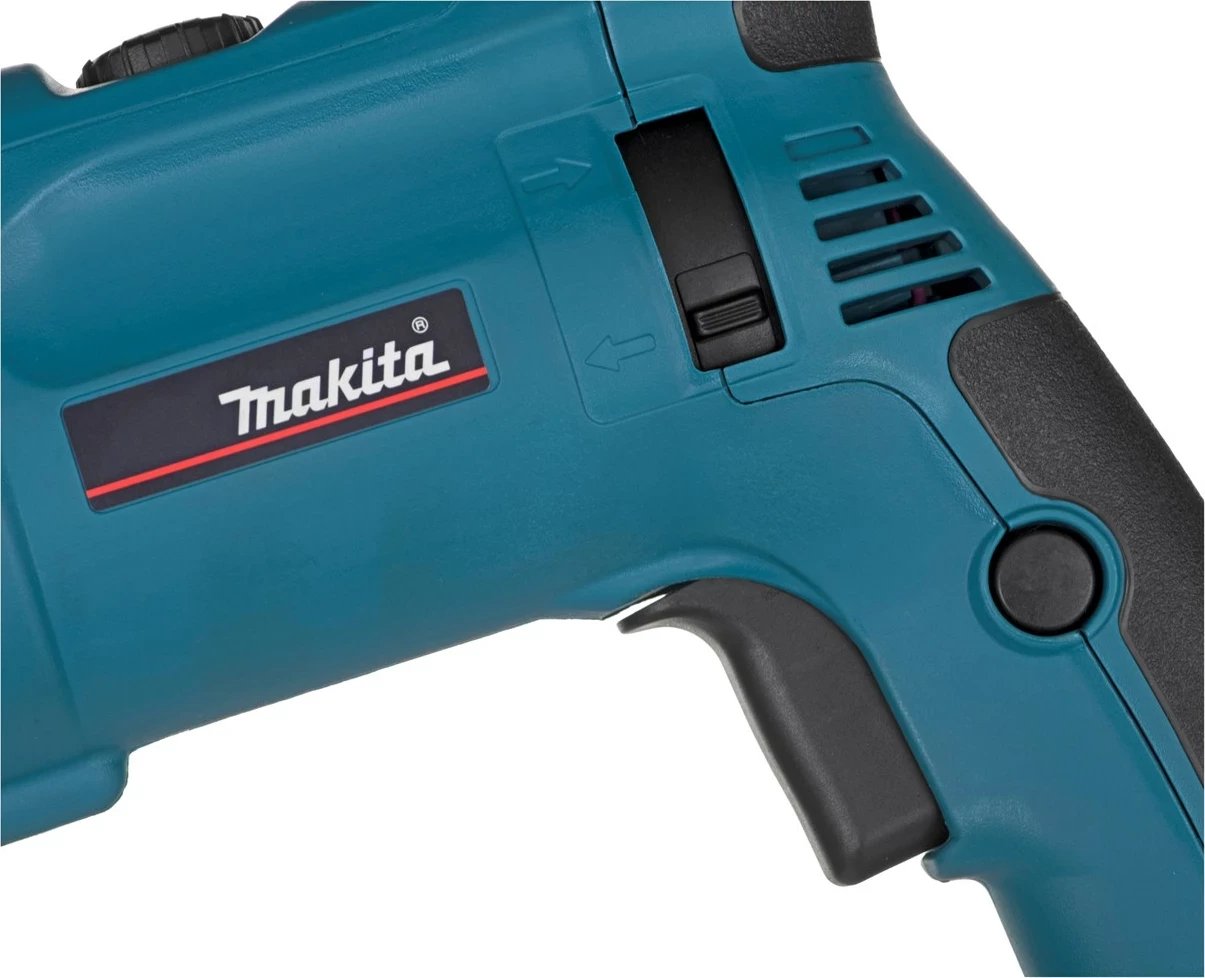 Makita HP2071J, 2900 RPM, 2.5 kg, Zi, Blu, Argjendtë
