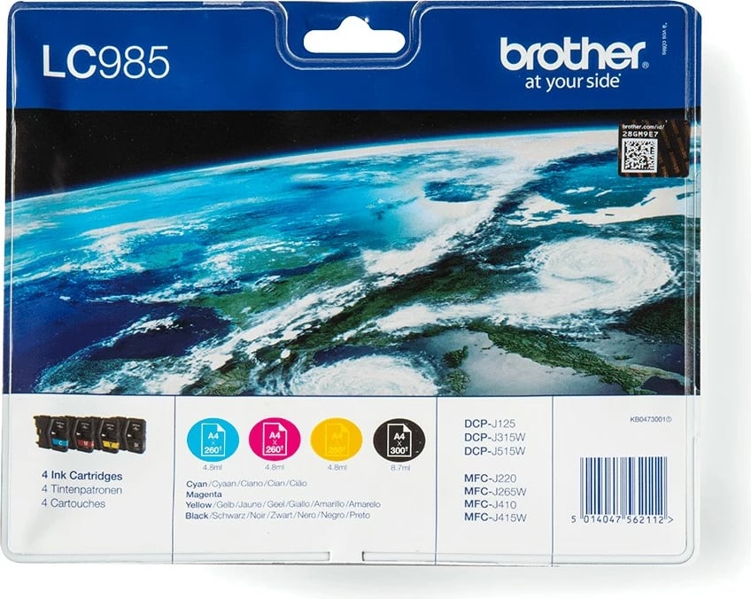Toner Brother LC-985VALBPDR multipack cyan magenta yellow black