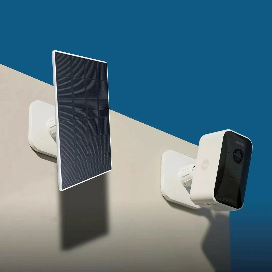 Panel diellor YALE HOME SV-SPC3W-1A-W për kamera të jashtme, i bardhë