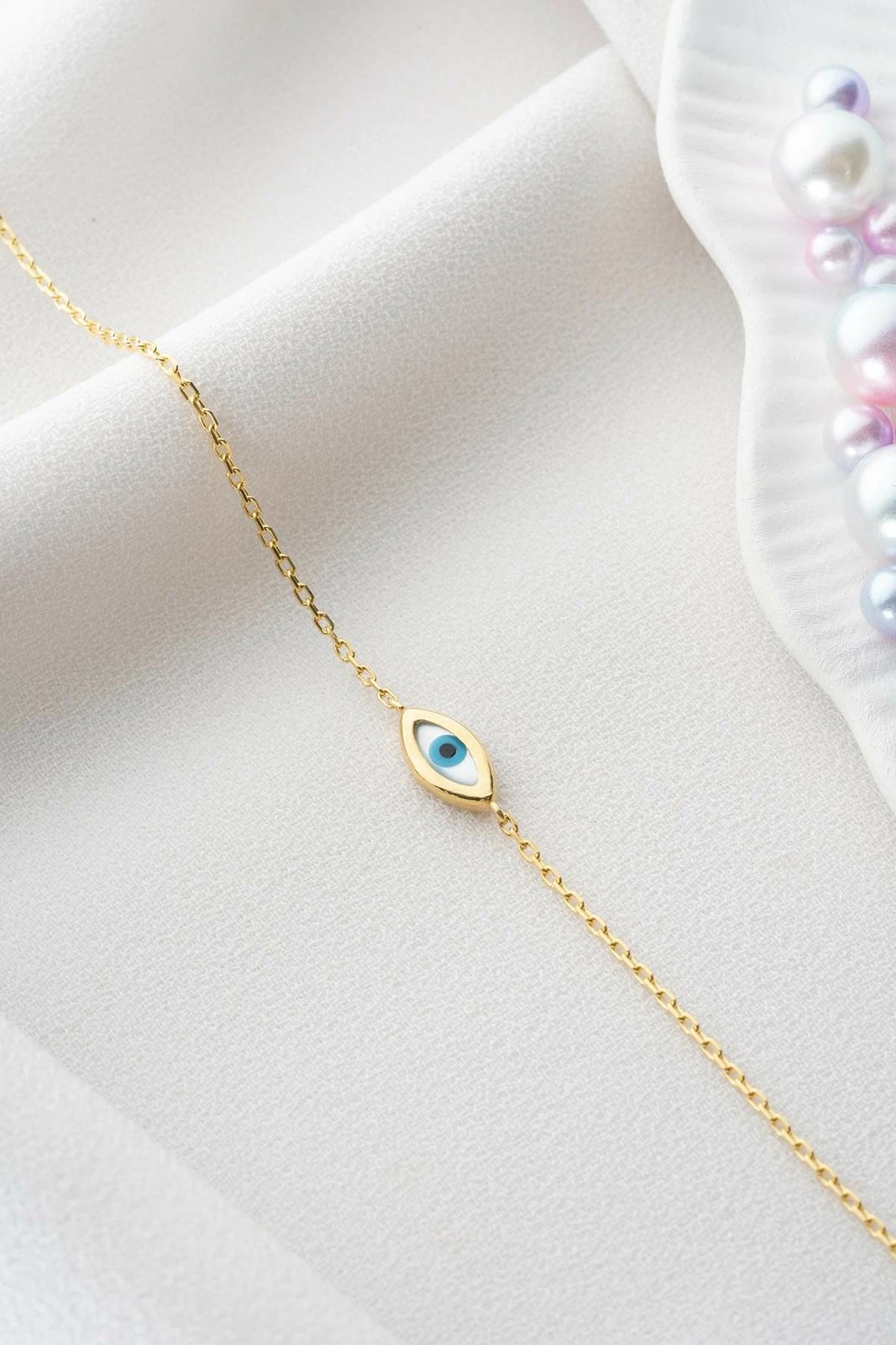 Byzylyk argjendi Jumeon, ngjyrë ari, gur zirkoni blu, NRZ999434