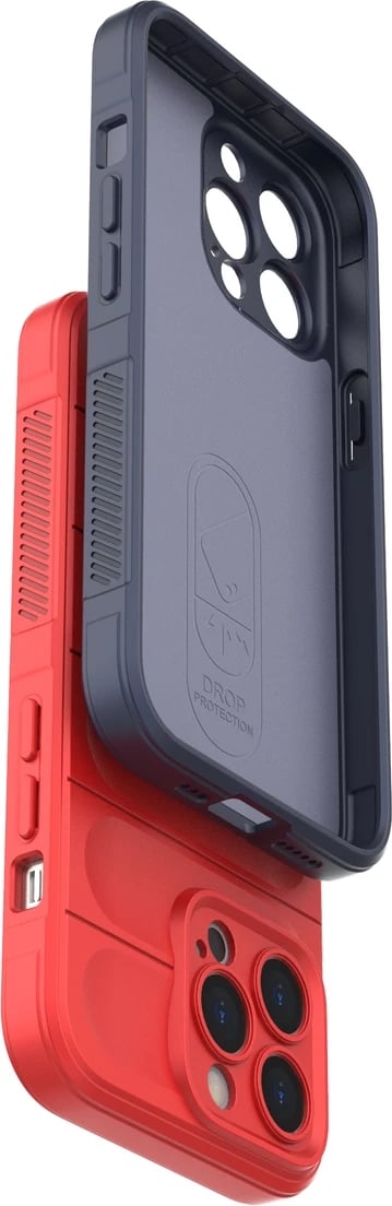 Mbështjellës Hurtel Magic Shield Case për iPhone 13 Pro, TPU, Kuqe