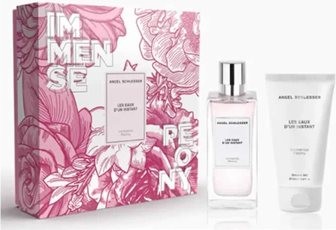 Eau de Toilette set për femra Angel Schlesser Les Eaux D'Un Instant Immense Peony 2 copë, 100ml Eau de Toilette set për femra Angel Schlesser Les Eaux D'Un Instant Immense Peony 2 copë, 100ml