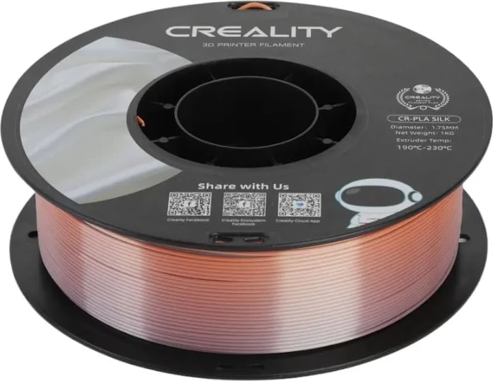 Filament 3D Creality CR-Silk PLA, 1.75 mm, 1 kg, Rainbow