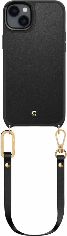 Mbështjellës Spigen Cyrill Classic Charm Mag për iPhone 14 Plus, MagSafe, i zi, me rrip