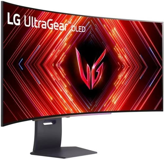 Monitor gaming, LG, Ultragear 45GS95QE-B 45GS95QEB, 46" ekran i sheshtë TFT/LCD, i zi