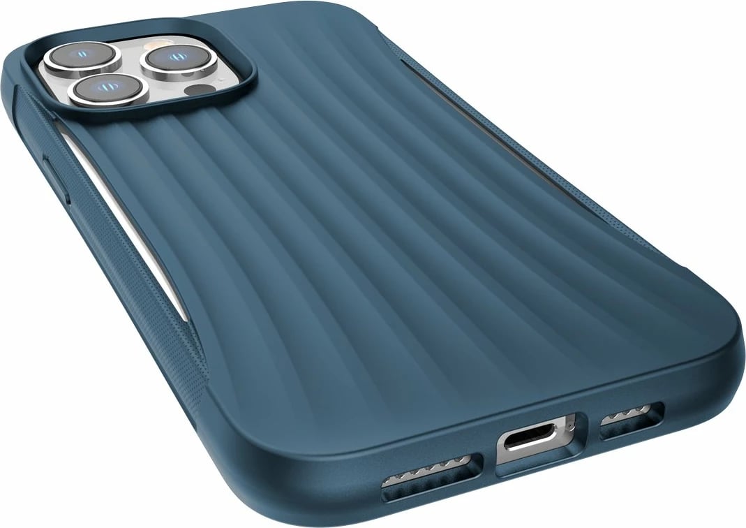Mbështjellës Raptic X-Doria Clutch për iPhone 14 Pro Max, MagSafe, Blu