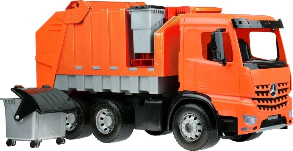 Kamion lodër Lena Giga Trucks, plastikë, portokalli/gri