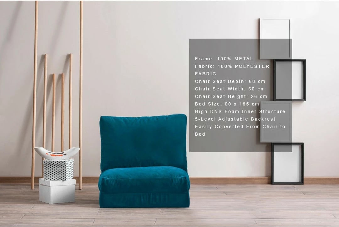 Krevate-karrige një vendës, Atelier del Sofa, Taida - PF05, ngjyrë e gjelbër