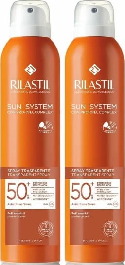 Spray për diell unisex Rilastil Sun System SPF50+ Duplo 2x200ml