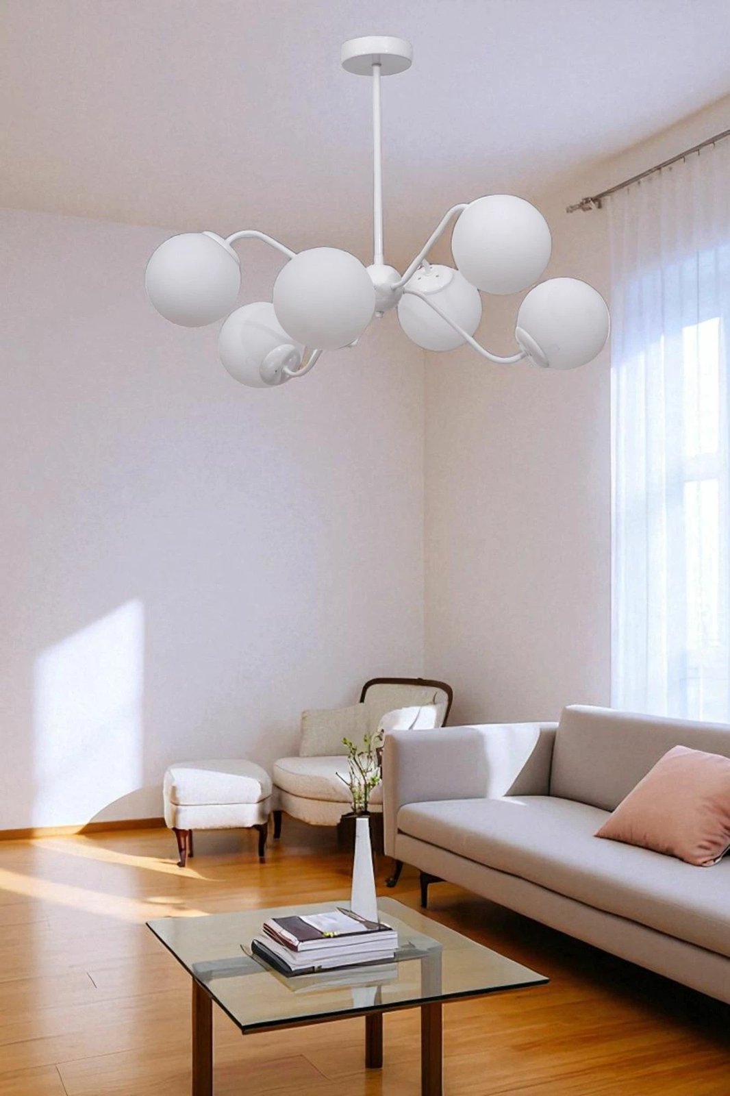 Llambadar Opviq, 8987-6, i bardhë