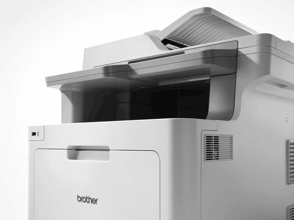 Printer multifunksional Brother MFC-L9570CDW, laser, ngjyrë, A4, WiFi, ekran prekje, bardhë
