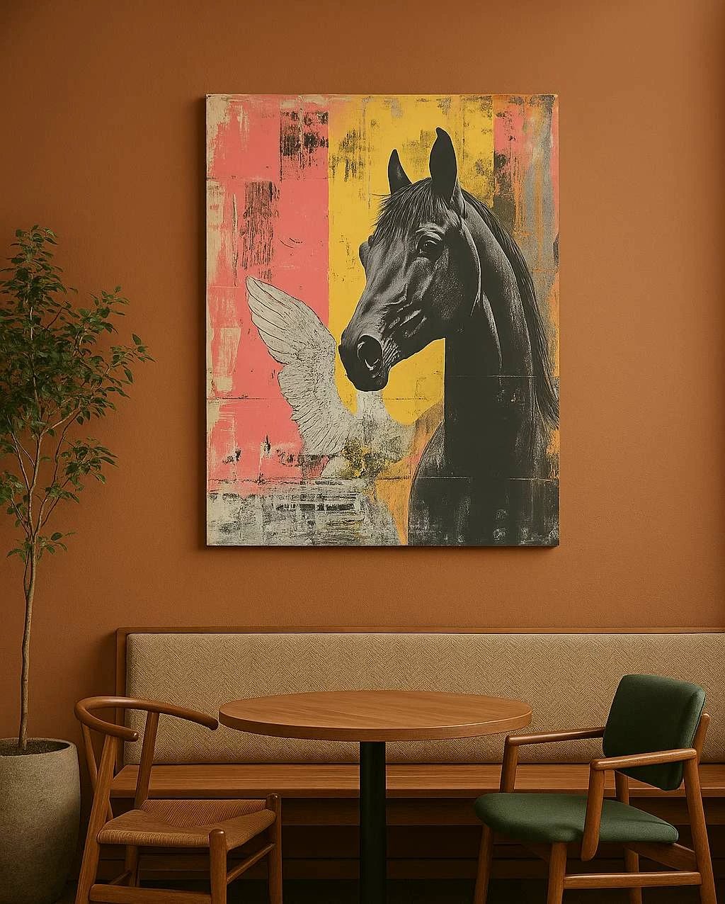 Pikturë dekorative në kanavacë, shumëngjyrëshe, Wallity, Hm_Cnvs26-49, 50x70cm