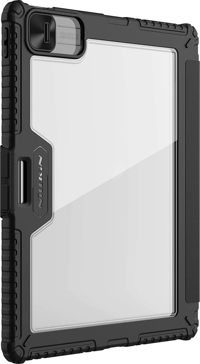 Mbështjellës Nillkin Bumper Leather Case Pro për iPad Air 13" (2024), i zi Mbështjellës Nillkin Bumper Leather Case Pro për iPad Air 13" (2024), i zi