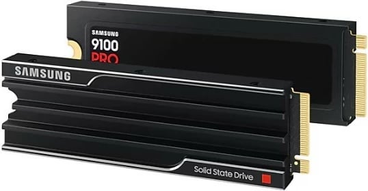 SSD Samsung 9100 PRO MZ-VAP2T0CW, 2TB, M.2 2280, PCIe 5.0, me heatsink, Zi SSD Samsung 9100 PRO MZ-VAP2T0CW, 2TB, M.2 2280, PCIe 5.0, me heatsink, Zi