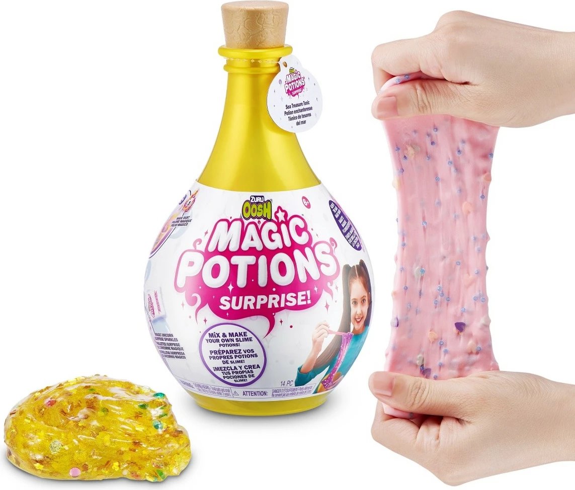 Set lodrash Oosh Fun Magic Potion Slime Surprise, 12 copë, ngjyra të përziera Set lodrash Oosh Fun Magic Potion Slime Surprise, 12 copë, ngjyra të përziera