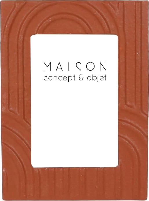 Kornizë foto RAW, MDF, ngjyrë kafe e kuqërremtë, xham, 15.5x1.5x20cm