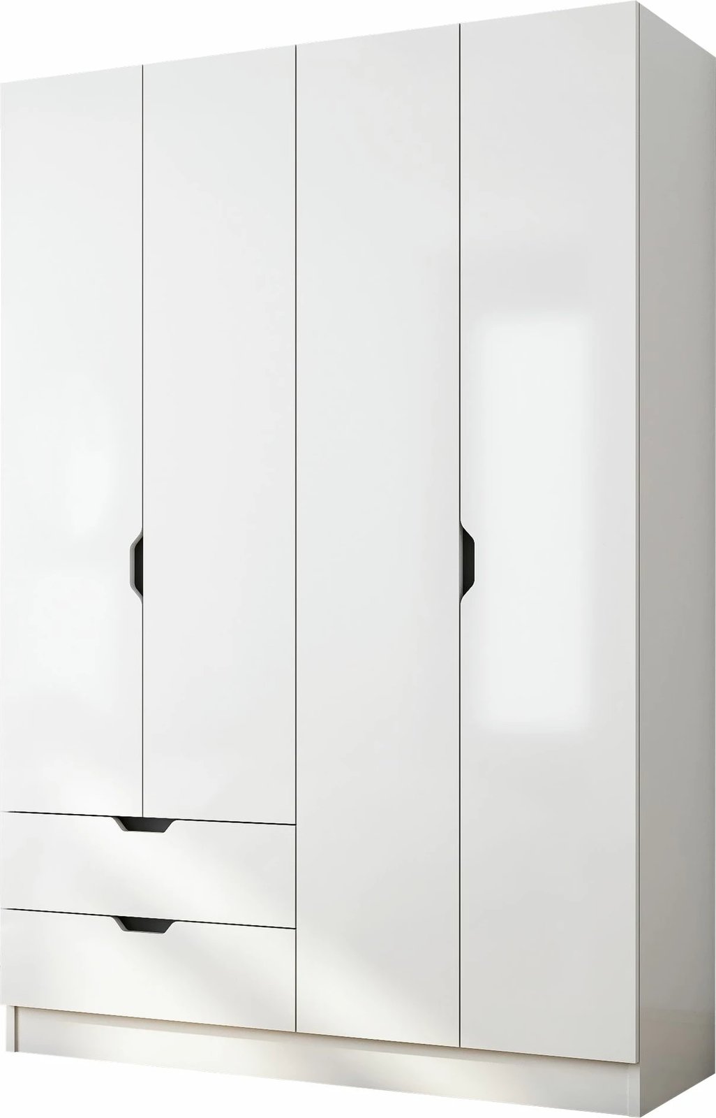 Dollap Skye Decor, RB-156, ngjyrë e bardhë mat, 120x180x45cm