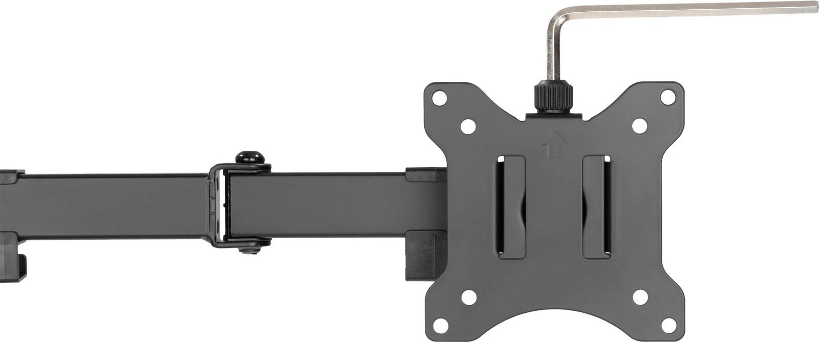 Mbajtës dy monitorësh Digitus universal, 15-32 inç, 8 kg, VESA 75x75/100x100, i zi Mbajtës dy monitorësh Digitus universal, 15-32 inç, 8 kg, VESA 75x75/100x100, i zi