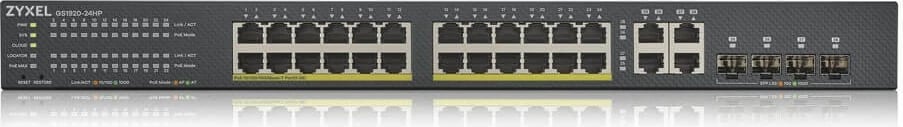 Switch Zyxel GS1920-24HPV2, Gigabit Ethernet, PoE, i zi