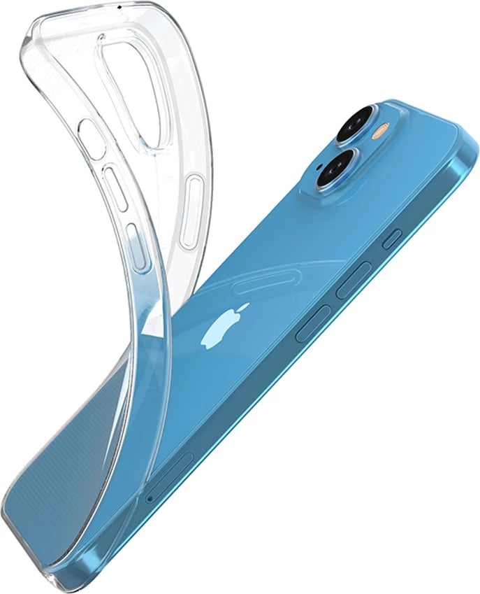 Mbështjellës Hurtel Ultra Clear për iPhone 15, 0.9mm, Transparent