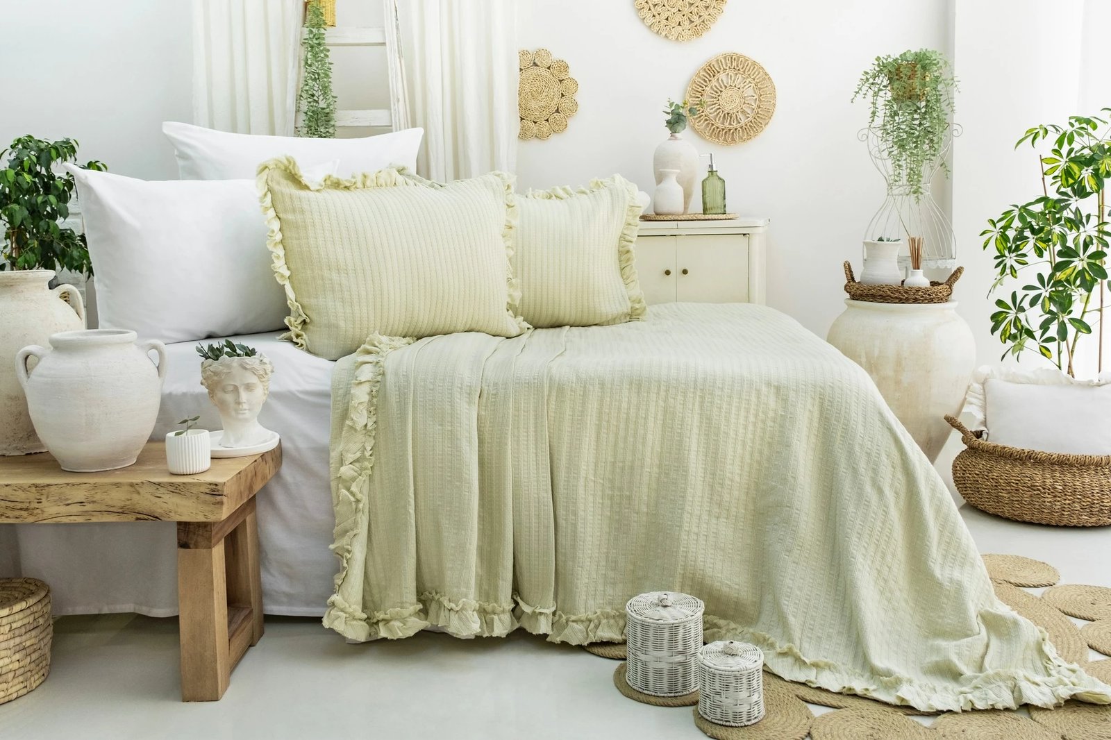 Set piké dopio, Martha, ngjyrë e gjelbër