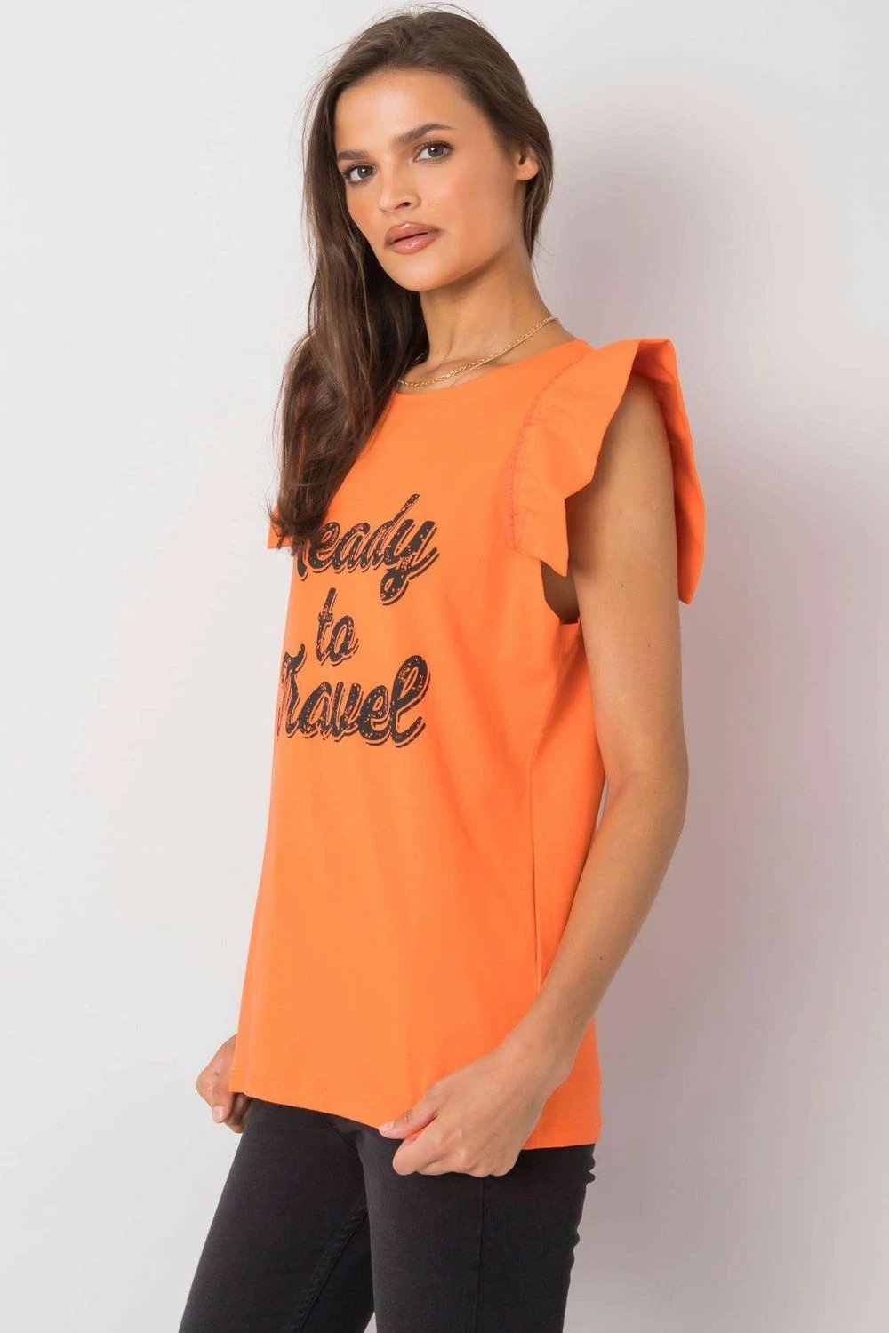 Bluzë Fancy model 167958, portokalli