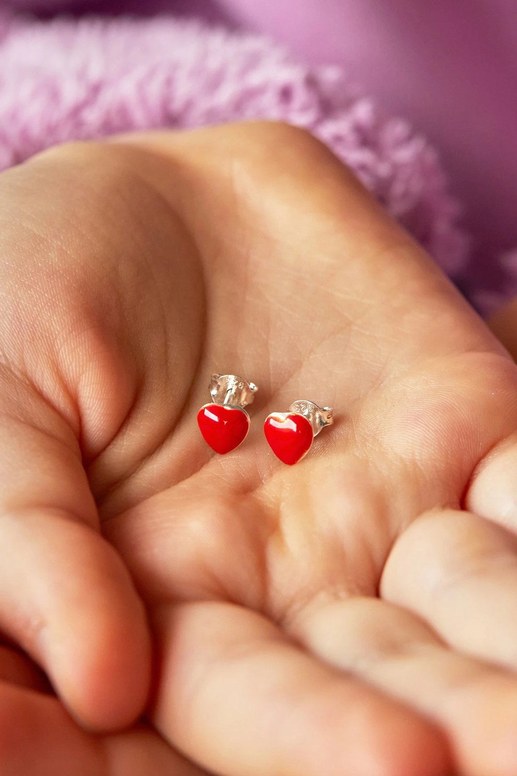 Vathë argjendi, ngjyrë e kuqe, Elika Silver, ELKMD50523