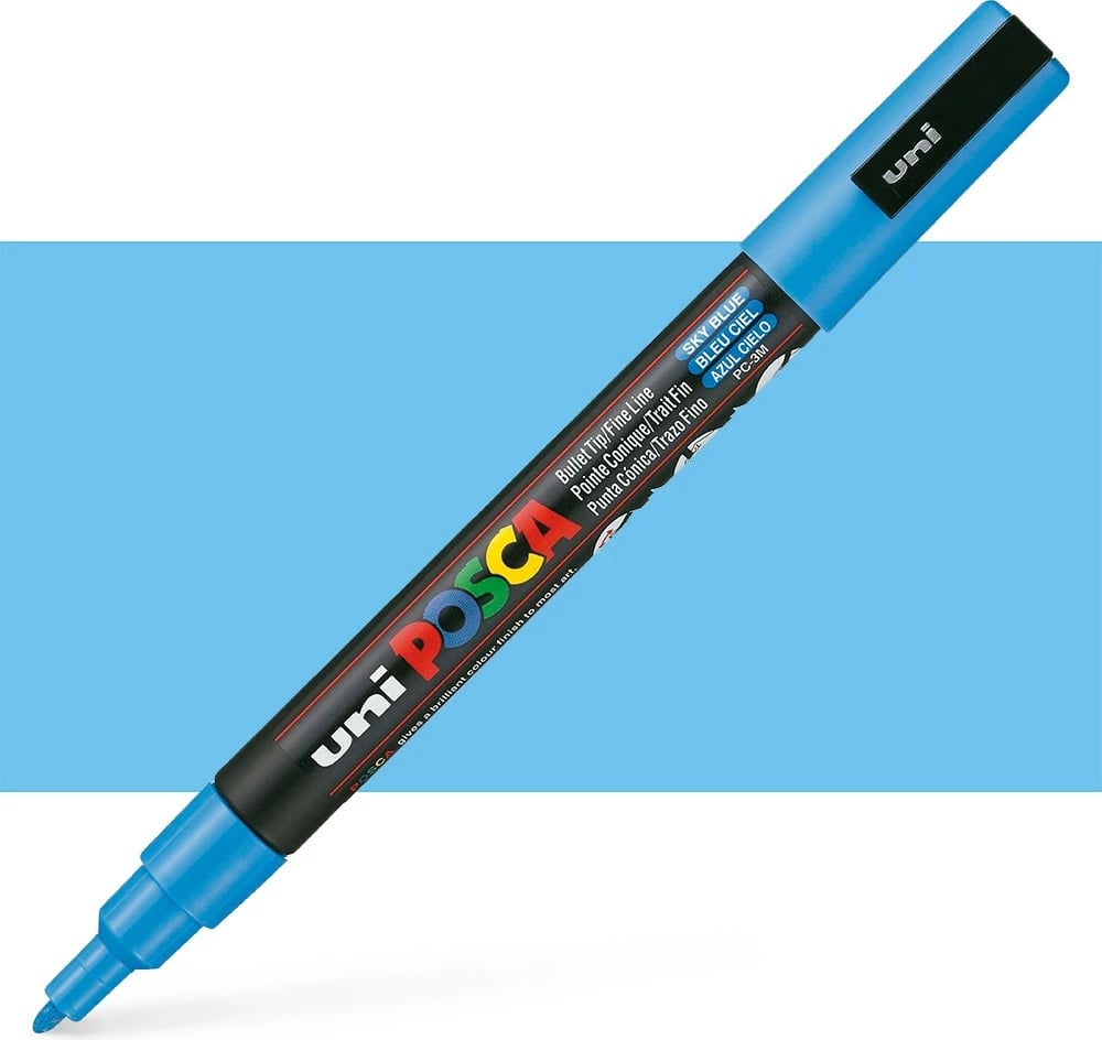 UNI-MARKER pc-3m POSCA BLUE