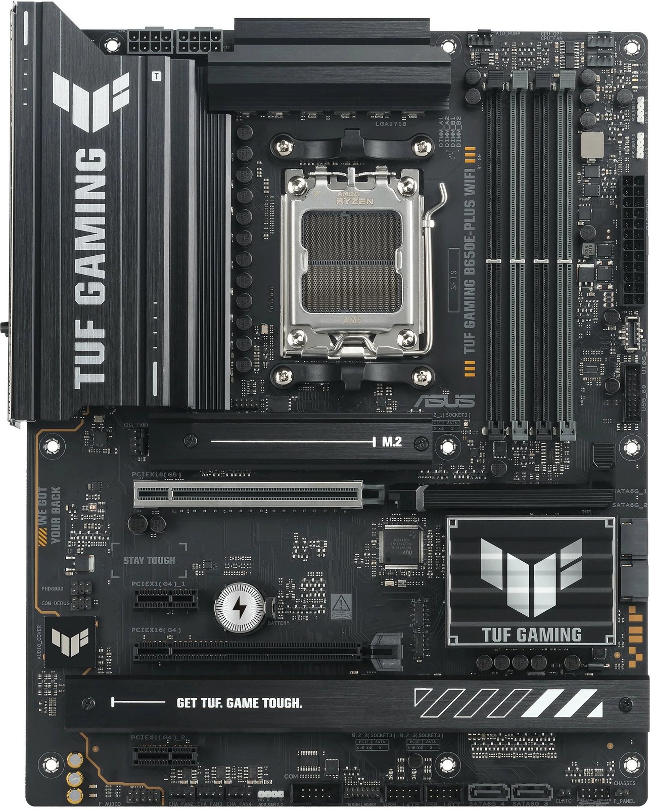 Pllakë amë ASUS TUF GAMING B650E-PLUS WIFI, Socket AM5, DDR5, 256GB Pllakë amë ASUS TUF GAMING B650E-PLUS WIFI, Socket AM5, DDR5, 256GB