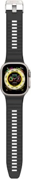 Rrip silikoni për Apple Watch Decoded Ultra Traction, i zi, 49/45/44/42 mm