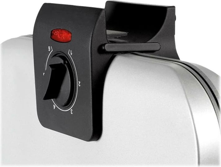 Pjekëse gofrash dyfishe, Unold, 48241, 1200W, pllaka jo-ngjitëse, argjendtë e zezë